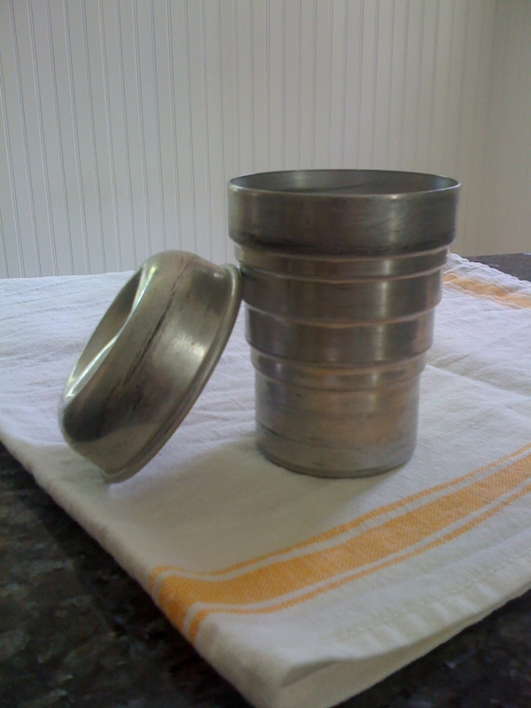 Vintage Mirro Aluminum Gravy Shaker Mixer Measuring Cup With