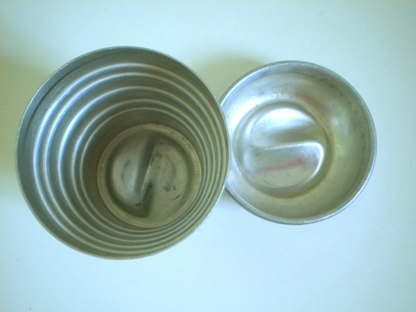 Vintage Swirl Mixer Gravy Shaker Metal Measuring Cup Mirro 