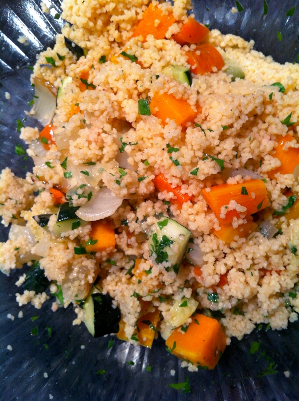 Recipe for couscous with roasted vegetables