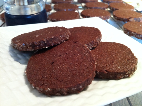 Peppery Chocolate Refrigerator Cookies | writes4food.com