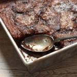 Easy recipe for old-fashioned chocolate pudding cake