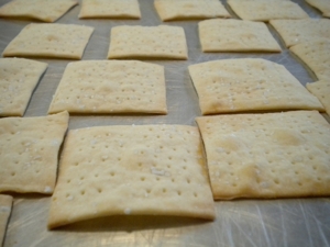 Homemade Sea Salt Crackers