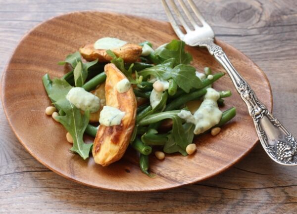 roasted potato and green bean salad recipe | writes4food.com