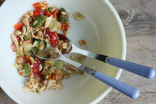 how to make a classic chopped salad