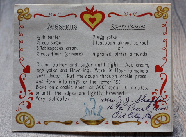 spritz-cookie recipe