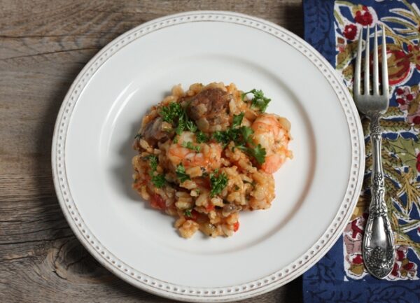 jambalaya-style risotto recipe | writes4food.com