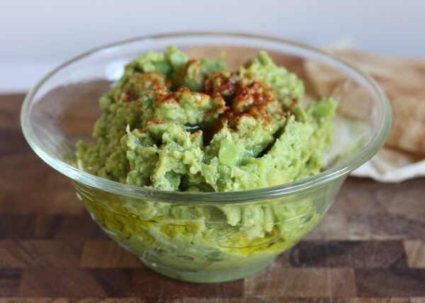 healthy hummus-guacamole dip recipe | writes4food.com