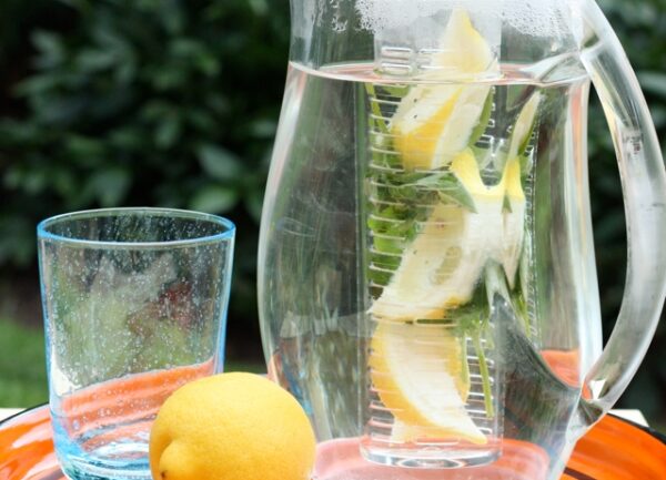 fruit and herb infused spa water | writes4food.com
