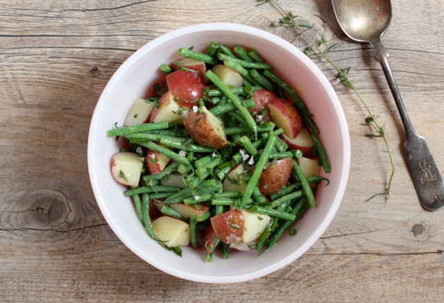 simple potato salad with lemon vinaigrette recipe | writes4food.com
