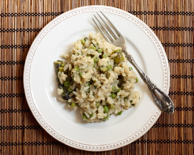 risotto with spring vegetables and herbs recipe | writes4food.com