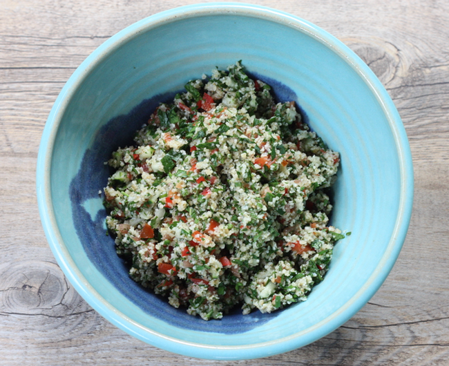 homemade tabbouleh salad recipe | writes4food.com