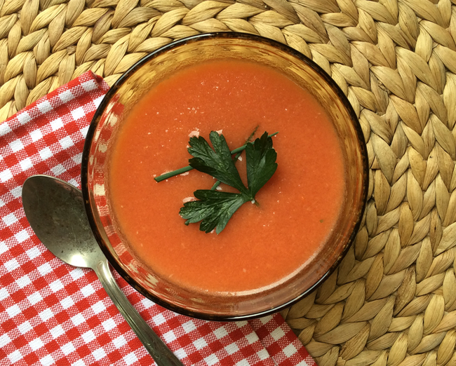 quick blender gazpacho recipe | writes4food.com