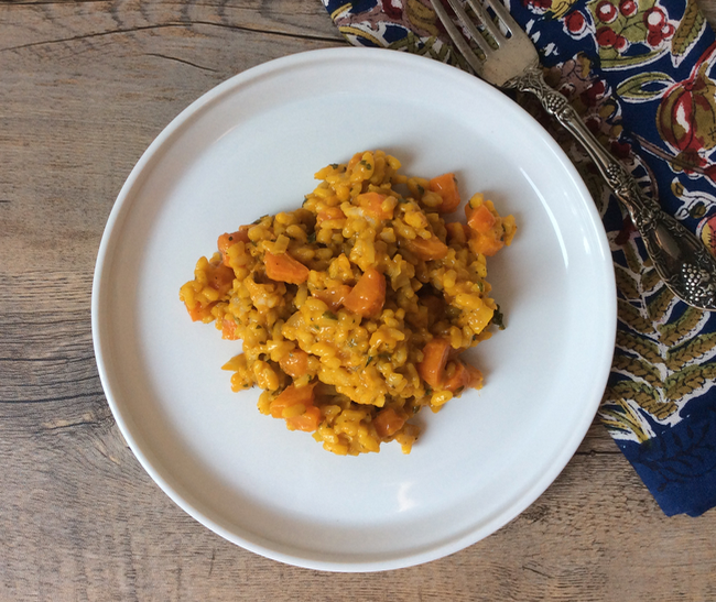 Double Carrot Risotto recipe | writes4food.com
