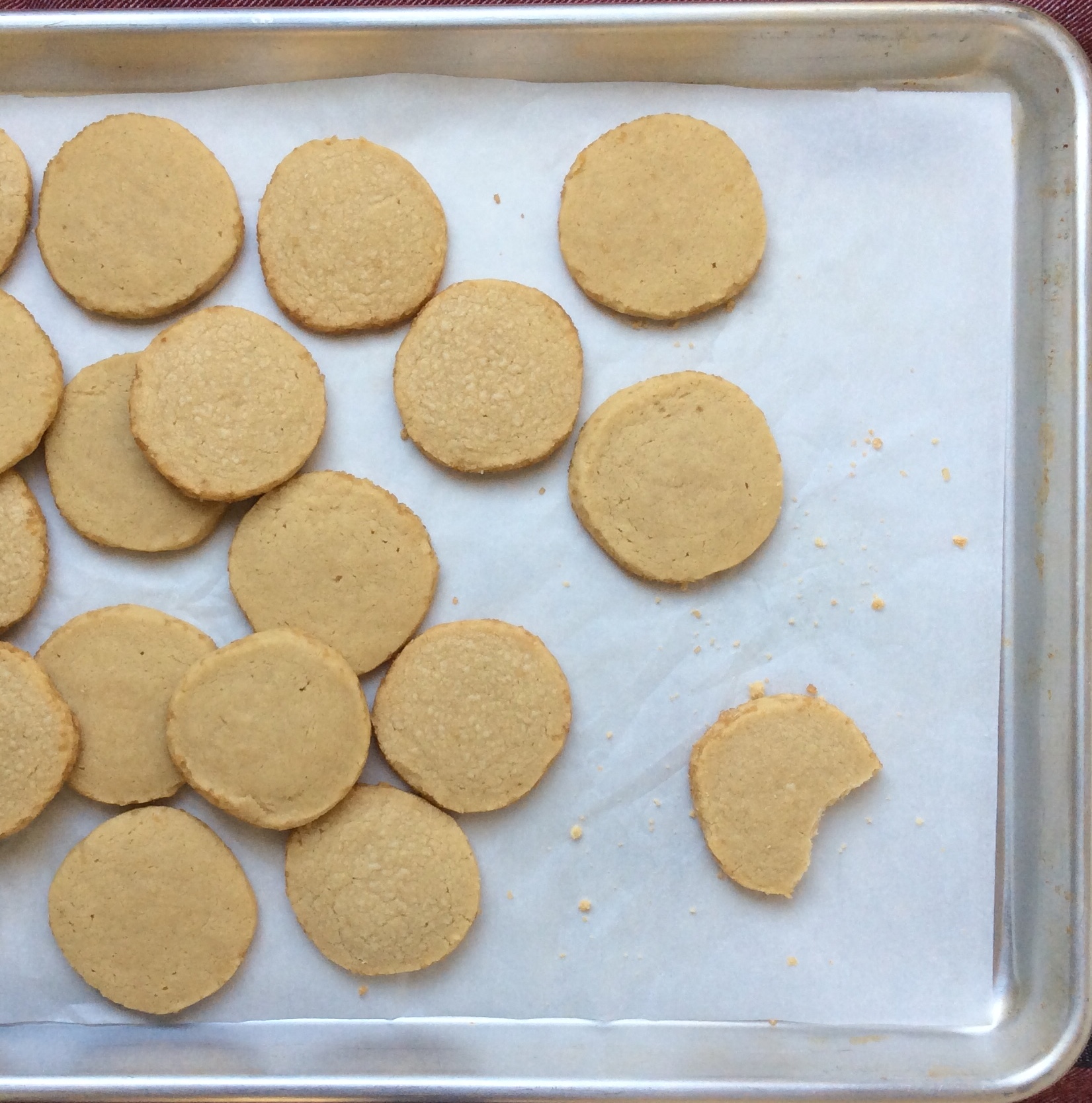 4 ingredient almond shortbread cookie recipe